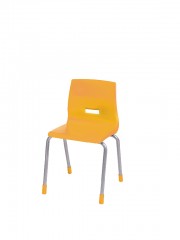 Krzesełko Żuk pomarańczowe wys. 38 cm rozm 4
