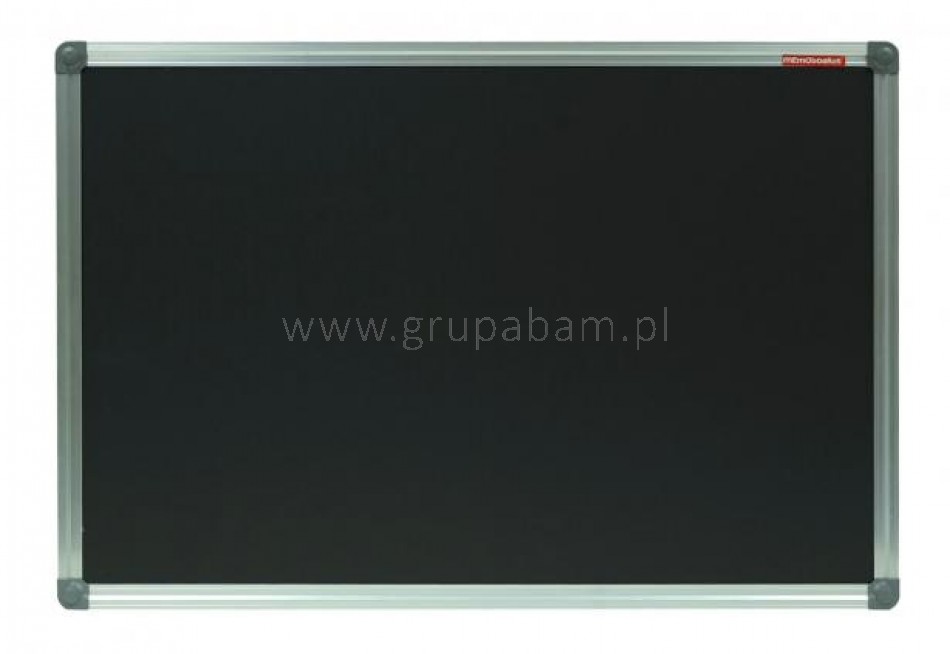 Tablica kredowa, magnetyczna, czarna, rama aluminiowa Classic 3000x1200