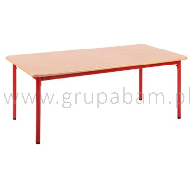 Stół przedszkolny Bambino 130x65 cm  prostokątny