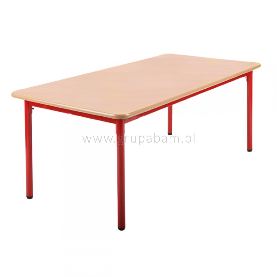 Stół przedszkolny Bambino 130x65 cm  prostokątny