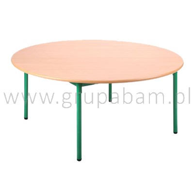 Stół przedszkolny Bambino 130 cm okrągły