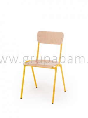 Krzesło rozm. 5 wys. 43 żółty