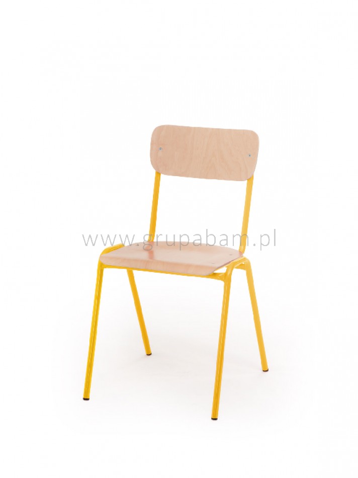 Krzesło rozm. 5 wys. 43 żółty