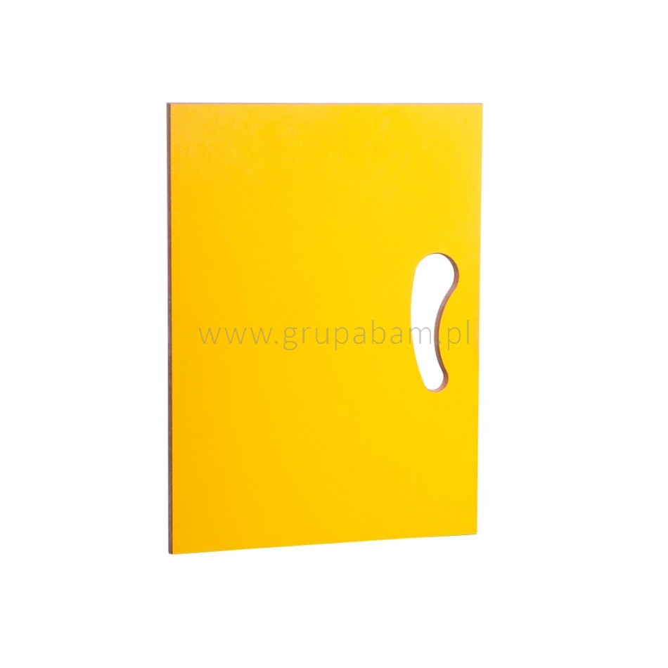 Drzwiczki do szafki skrytkowej - żółty
