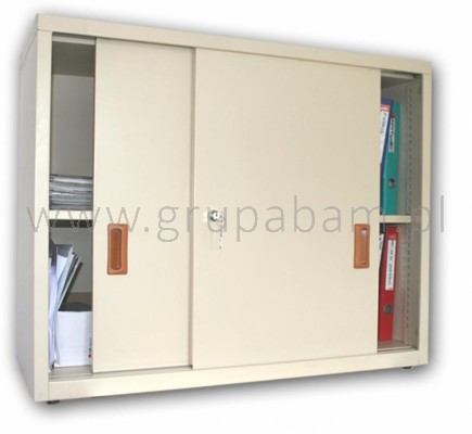 Nadstawka szafy biurowej z drzwiami przesuwnymi  900x435x800