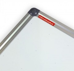 Tablica suchościeralno-magnetyczna w kropki, rama aluminiowa CLASSIC 600x400