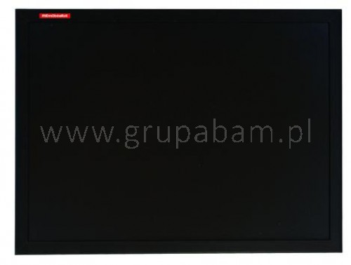 Tablica czarna kredowa w ramie drewnianej lakierowanej czarnej 300x400