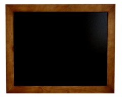 Tablica czarna kredowa w ramie drewnianej lakierowanej brązowej 40 mm, 570x470