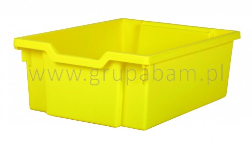 Pojemnik plastikowy średni - żółty
