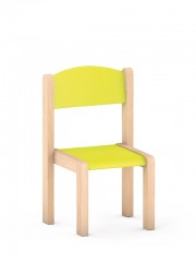 Krzesełko bukowe wys. 21 cm limonka