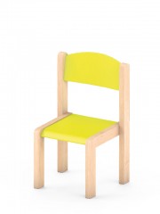 Krzesełko bukowe wys. 21 cm limonka