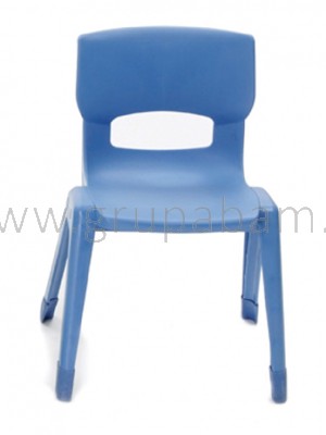 Krzesło wys 34 cm niebieskie