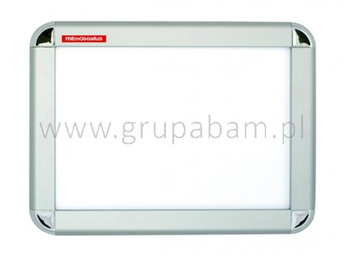 Rama plakatowa aluminiowa profil 32 mm z narożnikami A3 297x420