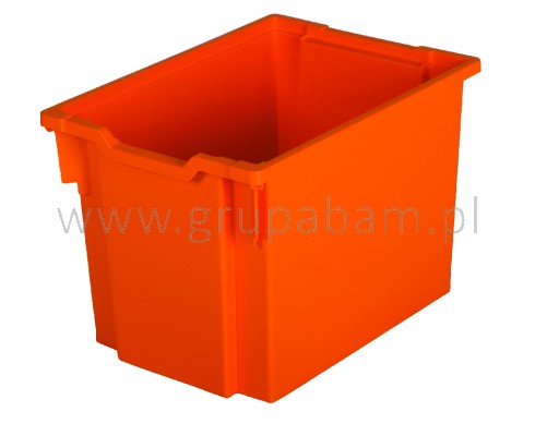Pojemnik plastikowy MAX - pomarańczowy