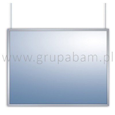 Ekran stacjonarny 270 x 152 cm Nimbus Frame 27/15 White Glass