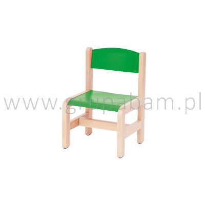 Krzesełko bukowe - zielone   (1)