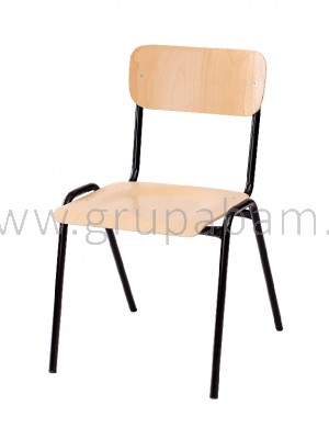 Krzesło rozm. 6 wys. 46 czarny