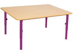 Stolik przedszkolny regulowany 40-59 cm. - liliowy