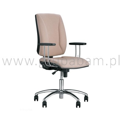 Krzesło QUATRO gtp25i steel 04 chrome z mechanizmem Active-1