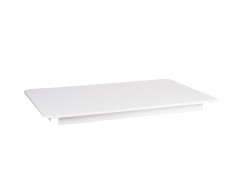 Blat stołu kolorowego prostokątnego, biały